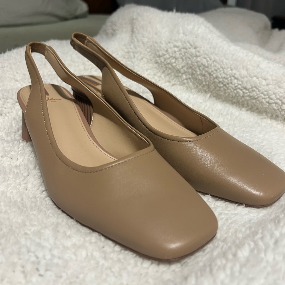 Sam Edelman Tan Slingback Heels